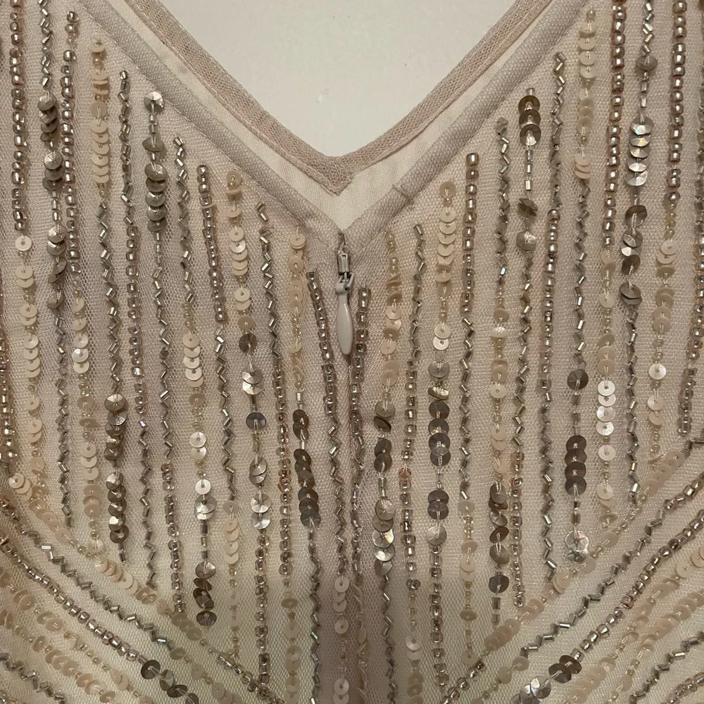 BHLDN by Anthropologie Beaded Bridesmaid dress. Size 14 - Picture 6 of 7